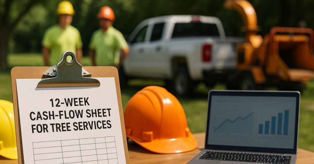 12-Week Cash-Flow Sheet for Tree Services